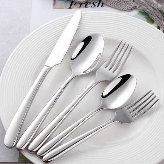 Luxury Fancy Stainless Steel 410 Silverware Gold Dinner Knife Spoon Fork Set Cuttlery Cutlery Set Wholesale