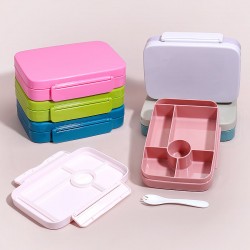 New Products Factory Custom Microwave Reusable Lunch Box Eco-Friendly Bpa Free Food Storage Silicone Bento Lunch Box for Kids