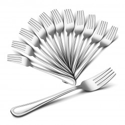 Dishwasher Safe Table Fork Stainless Steel Dinner Fork Silverware Spoon Knife Flatware Sets