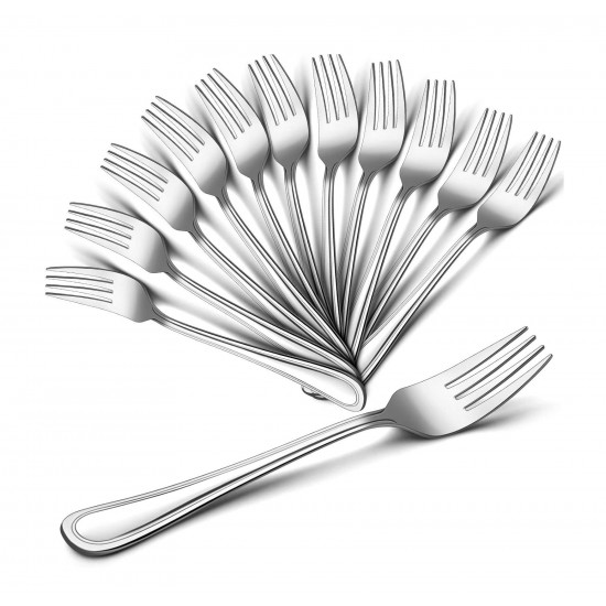 Dishwasher Safe Table Fork Stainless Steel Dinner Fork Silverware Spoon Knife Flatware Sets