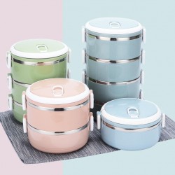 Competitive Price Stainless Steel Kids Lunch Box 1-4 Tiers Food Storage Container