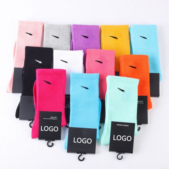 Wholesale Top Quality NK Socks Professional Sporty Cotton Socks Custom logo Branded Men's Socks