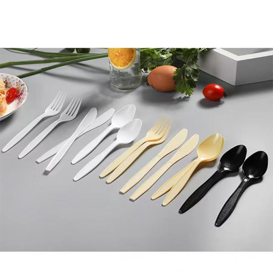 Wholesale Disposable Takeaway Packaging Knife Forks Spoon Sets Cutlery Set