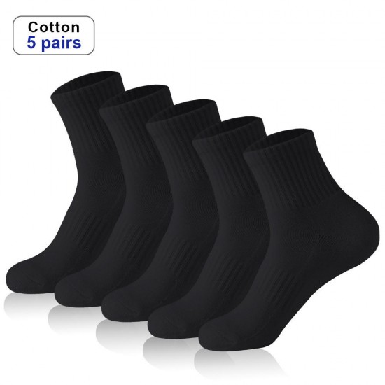 High Quality Men Athletic Sport Custom Logo Socks Cotton Comfortable White Black Gray Dress Socks