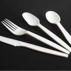 7 Inch Forks and Knives Eco Friendly Suppliers Environment Compostable Party Heavy Duty CPLA Cutlery