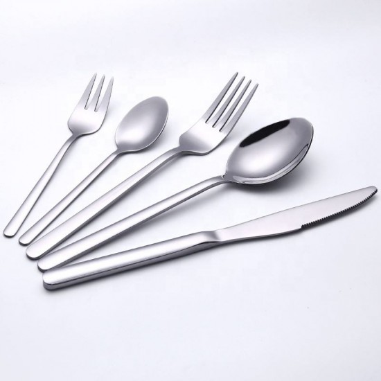 High Quality Camping Stainless Steel Wedding Cutlery Sets Luxury Fancy Spoon Fork Knife Flatware Sets