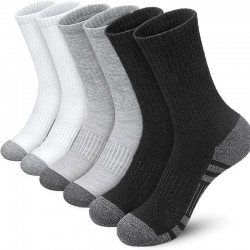 Knitted OEM Crew Unisex Basic Sport Socks High Elasticity Quick Dry Comfortable Breathable Superior Protection Solid Socks Men