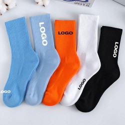 Quality Crew Designer Cotton Ankle Women logo Unisex Compression Sports Grip Custom Socks & Hosiery