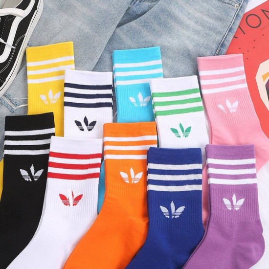 Oem Wholesale Hot Sell High Quality Custom Logo Cotton Branded Mens Sport Socks Unisex Adult Sports Striped a D Socks